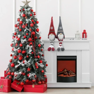 Abbildung von Wichtel 2er Set, Weihnachtswichtel als Kantenhocker, Gnome mit Strickmütze