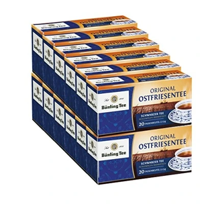 Abbildung von Bünting Tee Original Ostfriesentee 12er Pack Schwarztee 12 x 20 Teebeutel