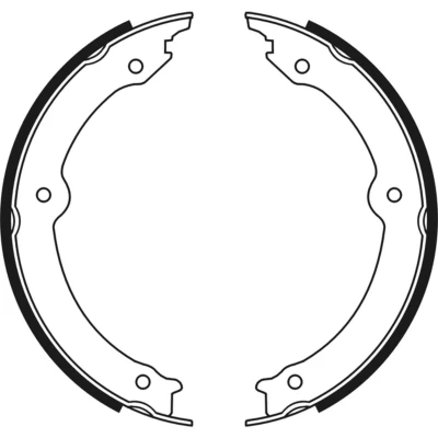 Abbildung von ABE C02085ABE Handbremsbeläge Hinterachse TOYOTA: Land Cruiser 200