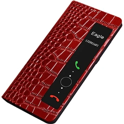Abbildung von TECSHINE Intelligentes Ledertasche für Huawei Mate 50 Pro. Magnetverschluss, Schutzhülle/Hülle Pro