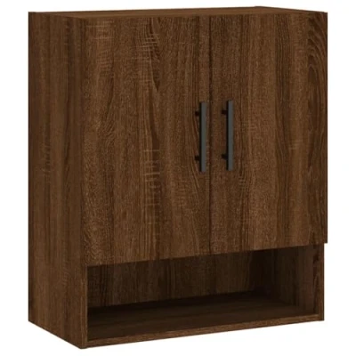 Abbildung von vidaXL Hängeschrank Wandschrank Braun Eichen Optik 60x31x70 cm Holzwerkstoff (1 St)