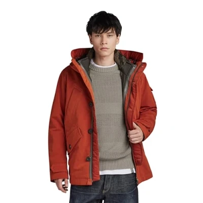 Abbildung von G Star 2IN1 Adaptable Vodan Winterjacke, Herren, Größe: Small, Rooibos tea