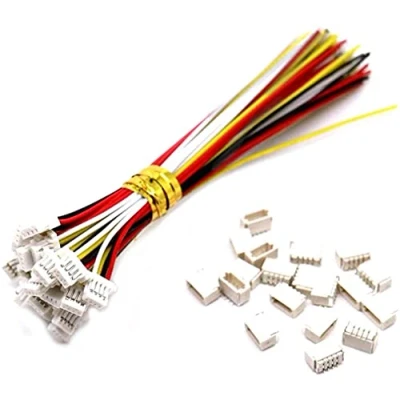 Abbildung von 10 Sets Mini Micro Sh 1,0 Jst 4 Pin Stecker männlich mit 100 mm Kabel &amp; Female