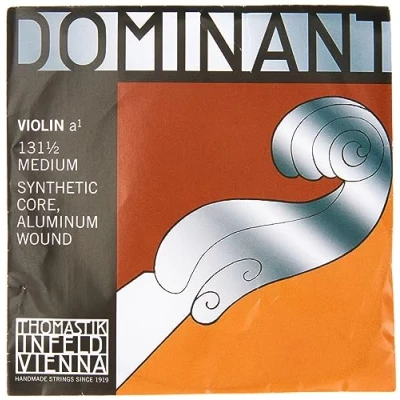 Abbildung von Thomastik Infeld 1311/2 Dominant A Saite für Violine (1/2 Mensur, Nylonkern, Aluminiumumwicklung, mittlere Stärke)
