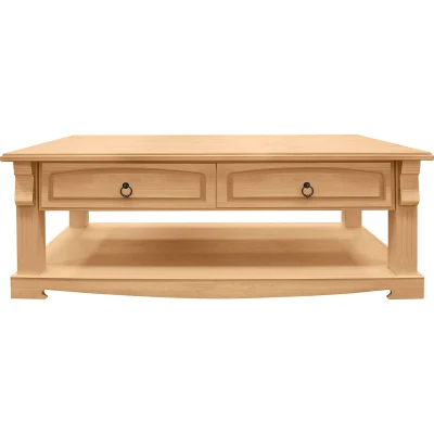 Abbildung von Home affaire Couchtisch &quot;Anna&quot;, mit 2 Schubladen aus massiver Kiefer