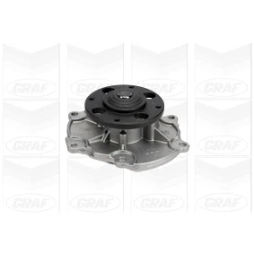Abbildung von GRAF PA991 Wasserpumpe mit Dichtung mechanisch Stahlblech für Keilrippenriementrieb OPEL: Insignia A Sports Tourer, Vectra C Caravan, CC