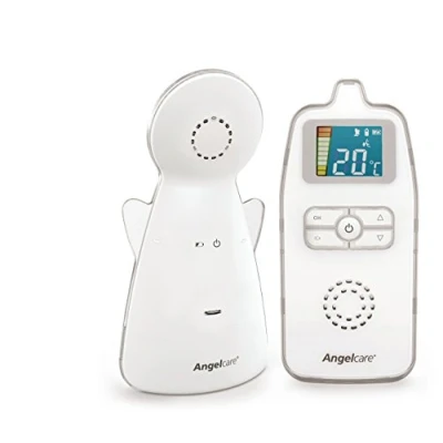Abbildung von Angelcare Babyphone AC423 D, ÖKO Test Testsieger, strahlungsarm, bis zu 250m Reichweite, Nachtlicht, Raumtemperaturanzeige
