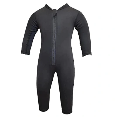 Abbildung von Splash About Thermaswim Thermo Body für Babys zum Tragen im und außerhalb des Wassers, 6 12 Monate, Schwarz
