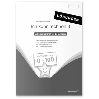 Abbildung von Ich kann rechnen 3 Lösungsheft Mein Sternchenheft für die 2. Klasse: zum Schülerarbeitsheft