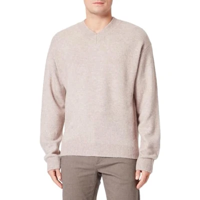 Abbildung von Jack &amp; Jones Jorollie V NECK Strickpullover, Herren, Größe: Medium, Beige