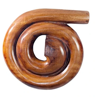 Abbildung von Didgehorn Ungestimmt Mahagoni Schneckendidgeridoo Snail Didgeridoo Reise Travel