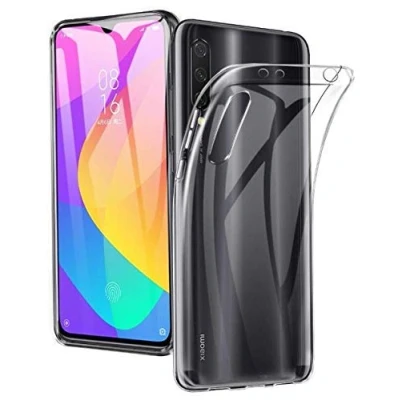 Abbildung von CoverKingz Handyhülle für Xiaomi Mi A3 Silikonhülle Soft Case Bumper Durchsichtig Handy Hülle Slim Cover Transparent
