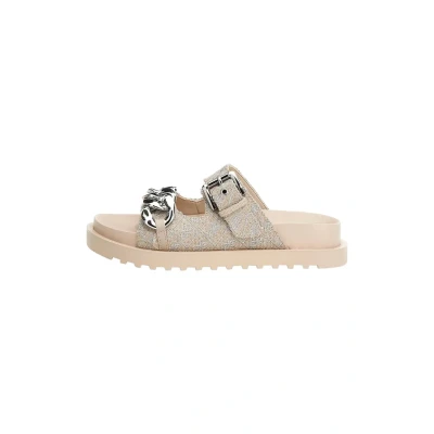 Abbildung von Guess Fatema Pantolette flach, Damen, Größe: 36, Beige Schuhe