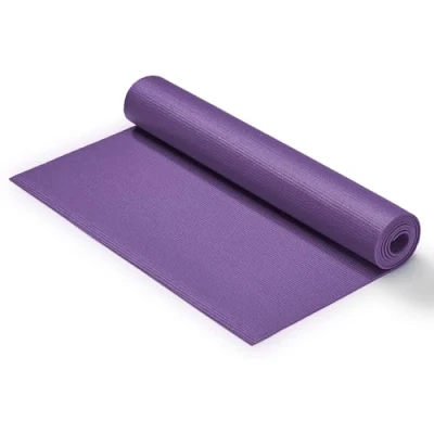 Abbildung von Sunny Health &amp; Fitness Yogamatte, rutschfeste Trainingsmatte für Yoga, Pilates, Stretching, Boden und Fitnesstraining zu Hause, Lila NO. 031 P