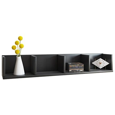 Abbildung von VCM Wandregal Holz Hängeregal Wandboard Regal Honsa, 1 tlg.