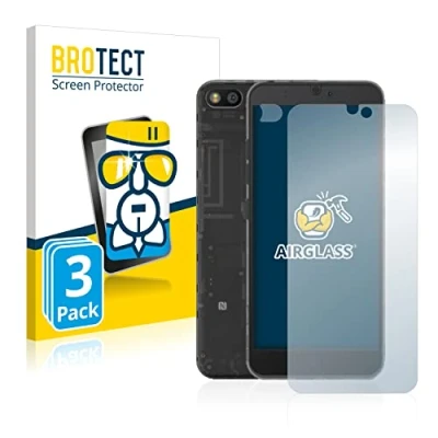 Abbildung von BROTECT Schutzglas für Fairphone 3 (Display+Kamera) (3 Stück) Schutzfolie Panzer Folie Glas [Extrem Kratzfest 9H, Anti Fingerprint,
