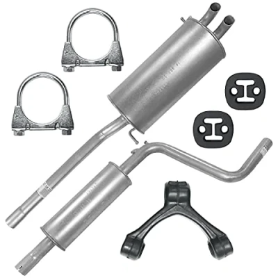 Abbildung von Auspuff Auspuffanlage Schalldämpferset für VW Caddy III 3 2K 2.0 SDI