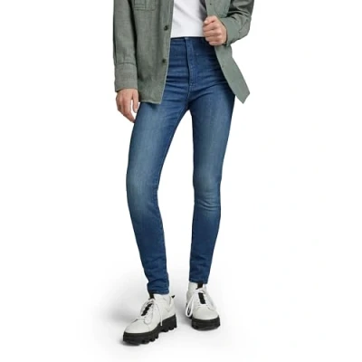 Abbildung von G Star Kafey Ultra HIGH Skinny Jeans Fit, Damen, Größe: 30x32, Faded neptune blue