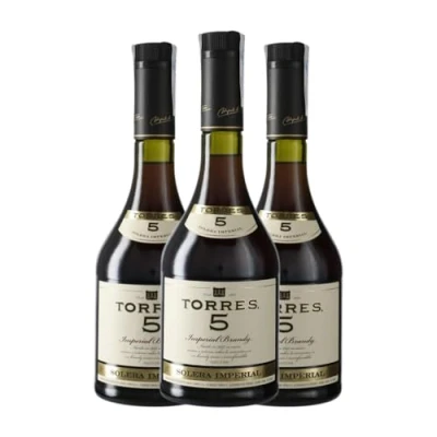Abbildung von Brandy Torres 5 Penedès 70 cl (Schachtel mit 3 Flaschen von cl)
