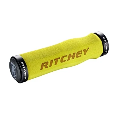 Abbildung von RITCHEY Unisex Adult PUÑOS Grips WCS Locking Yellow 130MM Accesorios y recambios bicis, Amarillo, Standard