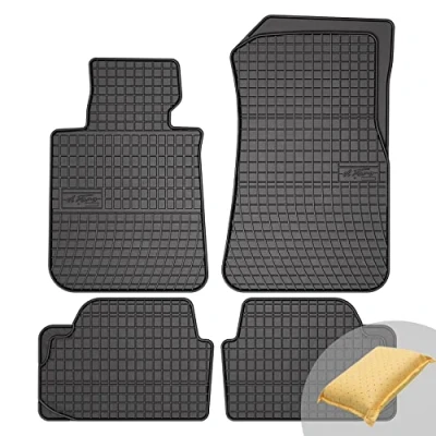 Abbildung von FROGUM El Toro Gummimatten Ganzjähriges Set von Autofussmatte Auto Fußmatten für BMW 1er E81 2004 11, E82 2007 E87 E88 F20 11 19, X1 E84 09 15
