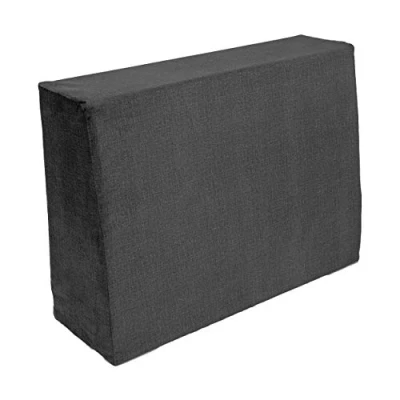 Abbildung von TexDeko BEZUG EASY CLEAN für Palettenkissen (ohne Schaumstoff/Füllung) Replacement Palettenpolster In &amp; Outdoor (Seitenkissen 60x43x20/15cm Anthrazit)