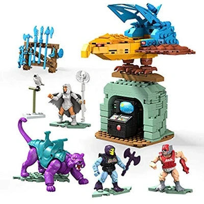 Abbildung von MEGA Construx GPH24 Probuilder Masters of The Universe Classic Point Dread, Bauset inkl. 3 Mikro Actionfiguren mit Bewegungspunkten, Spielzeug ab 8 Jahren