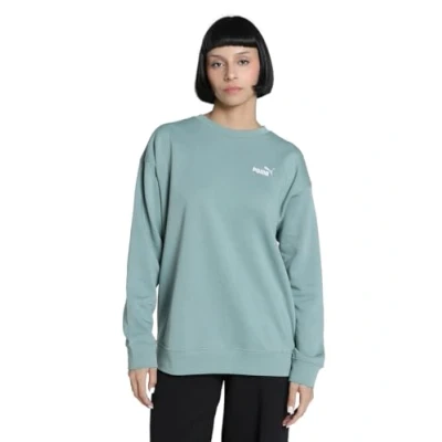 Abbildung von PUMA Mädchen ESS Small No. 1 Logo Relaxed Crew TR Hooded Sweatshirt, Green Moon,