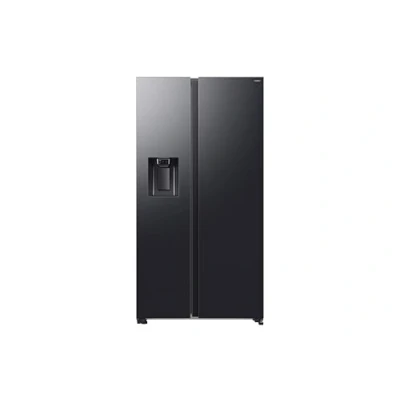 Abbildung von Samsung Side by Air Space AI RS70F64KEF/EF Kühlschrank mit Wasser /Eisspender, Wifi Energy Mode, SpaceMax, All Around Cooling, 635 l, BxHxT: 91,2 x 178,4 72,6 cm, anthrazit