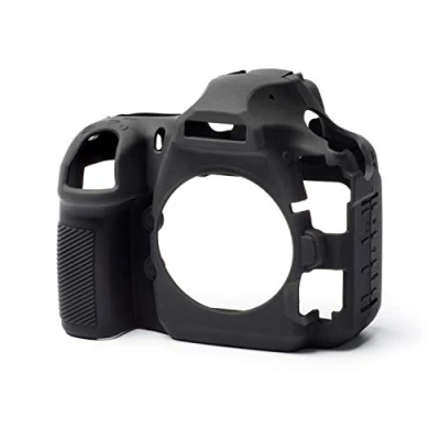 Abbildung von easyCover Silikon Kameratasche Schutz für Ihre Kamera Nikon D850 Schwarz