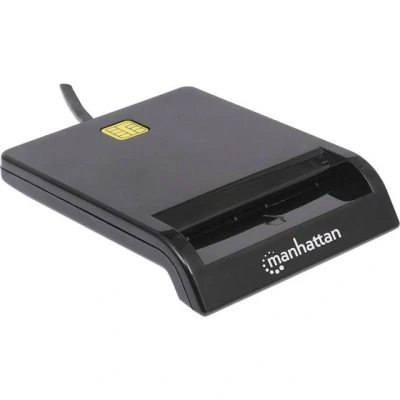 Abbildung von MANHATTAN HBCI Chipkartenleser Smartcard Lesegerät USB extern