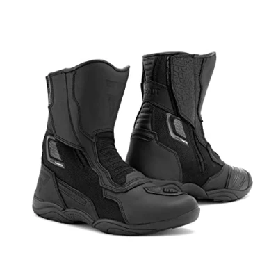 Abbildung von REBELHORN Scout Air Motorradstiefel Mesh Belüftungseinsätze Knöchel und Fersenschutz Antibakterieller Einsatz Reflektierende Elemente