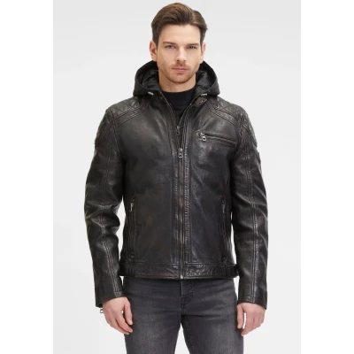 Abbildung von Gipsy Gmarrian Lederjacke, Herren, Größe: XXL, Antique brown