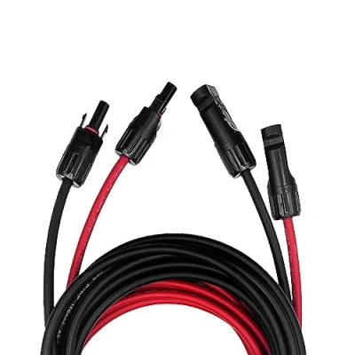 Abbildung von Offgridtec Solarkabel Verlängerungskabel PV Stecker zu 6mm², 5m rot/schwarz