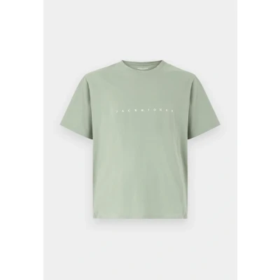 Abbildung von Jack &amp; Jones Estar SS NOOS Tshirt print, Herren, Größe: XS, Iceberg green