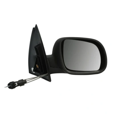 Abbildung von Außenspiegel Tyc 337 0027 rechts grundiert Einstellung: Seilzug, konvex, kleines Spiegelgehäuse VOLKSWAGEN: Lupo / 3L, SEAT: Arosa
