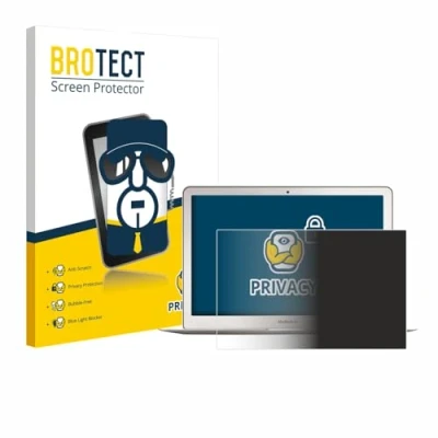Abbildung von BROTECT Anti Spy Blickschutzfolie für Apple MacBook Air 13&quot; 2017 Privacy Screen Protector [Displayschutz Folie, Sichtschutz, Blaulichtfilter]