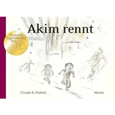 Abbildung von Akim rennt: Ausgezeichnet mit dem Katholischen Kinder und Jugendbuchpreis 2014 Deutschen Jugendliteraturpreis 2014, Kategorie Bilderbuch