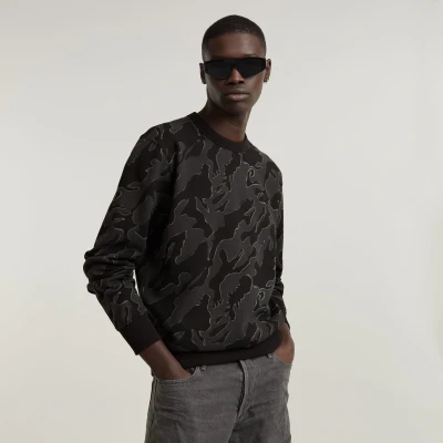 Abbildung von G STAR Sweatshirt, Herren, Größe: Small, Cloack island camo