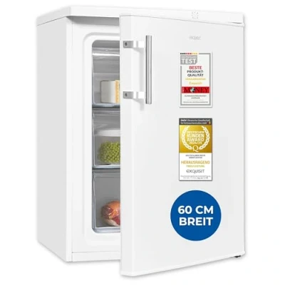 Abbildung von exquisit Gefrierschrank GS18 H 170E weiss, 85,0 cm hoch, 60,0 breit, 98 L Volumen, 4 Sterne Gefrieren