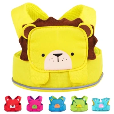 Abbildung von Trunki ToddlePak Praktische Kinderleine für Babys und Laufgurt Kinder Laufleine Sicherheitsleine Kleinkinder Leeroy Löwe (Gelb)