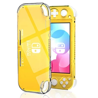 Abbildung von ECHZOVE Schutzhülle für Nintendo Switch Lite, Hard Clear Case nicht mit Skins passen