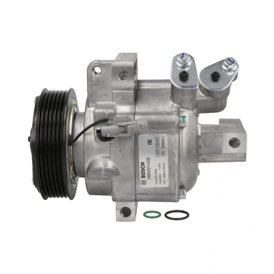 Abbildung von BOSCH 1 986 AD1 435 Kompressor 12V PS R1 R1234yf, R134a mit Montageanleitung, Dichtring TOYOTA: Aygo, PEUGEOT: 107 Schrägheck