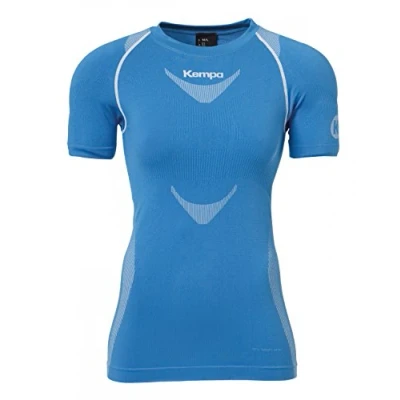 Abbildung von Kempa Attitude PRO Sport Tshirt, Damen, Größe: XL/XXL, Kempablau weiß