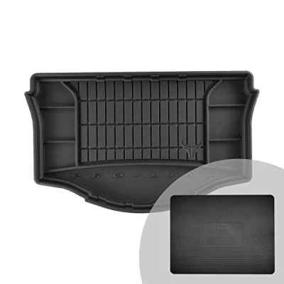 Abbildung von FROGUM ProLine 3D Gummimatte Exklusive Auto Kofferraummatte Kofferraumwanne für Mitsubishi Space Star ab 2013 Bequemer Organiser Die höchsten Kanten