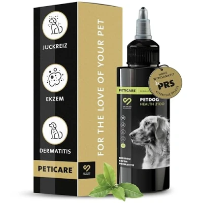 Abbildung von Peticare Spezial Mittel für Hunde bei Sommerekzem Dermatitis Ekzem 50 ml