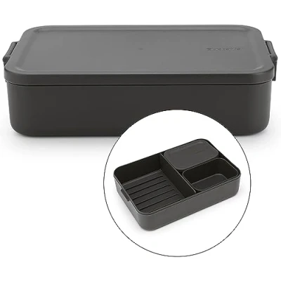 Abbildung von Make and Take Bento Lunchbox groß Dunkelgrau Brabantia