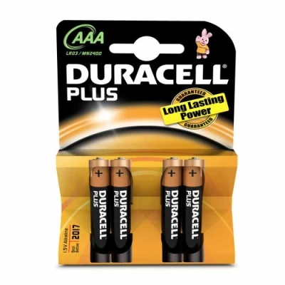 Abbildung von Plus Alkalibatterie AAA pro 4 Stück orange/schwarz