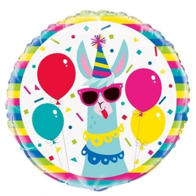 Abbildung von Lama Geburtstag 17cm Zeichen 8 Stücke