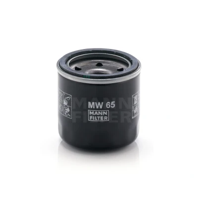 Abbildung von MANN FILTER MW 65 Ölfilter M 20 X 1 mit einem Rücklaufsperrventil Anschraubfilter